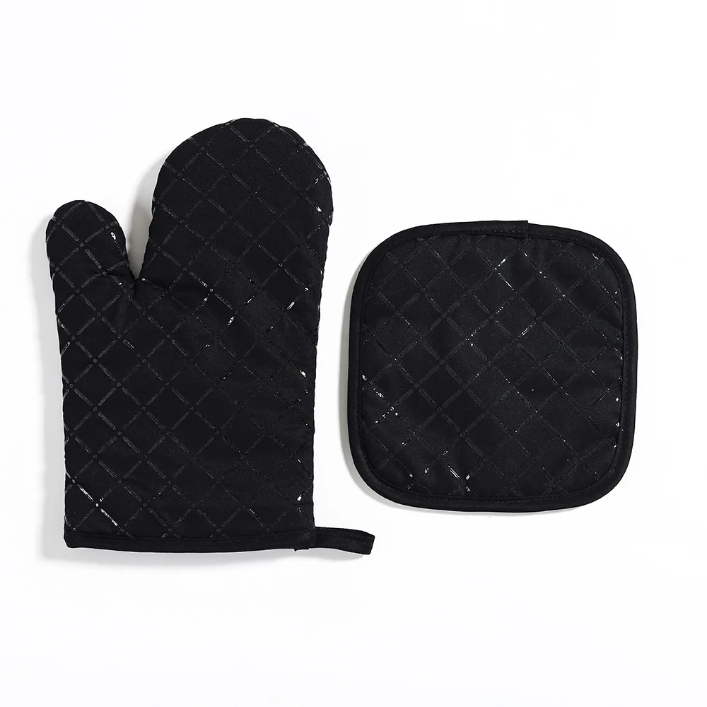 Heat Resistant Silicone Oven Mitts Set Red House Heat-Resistant Oven Mitts Set of 2 Silicone Kitchen Oven Mitt Gloves, Red