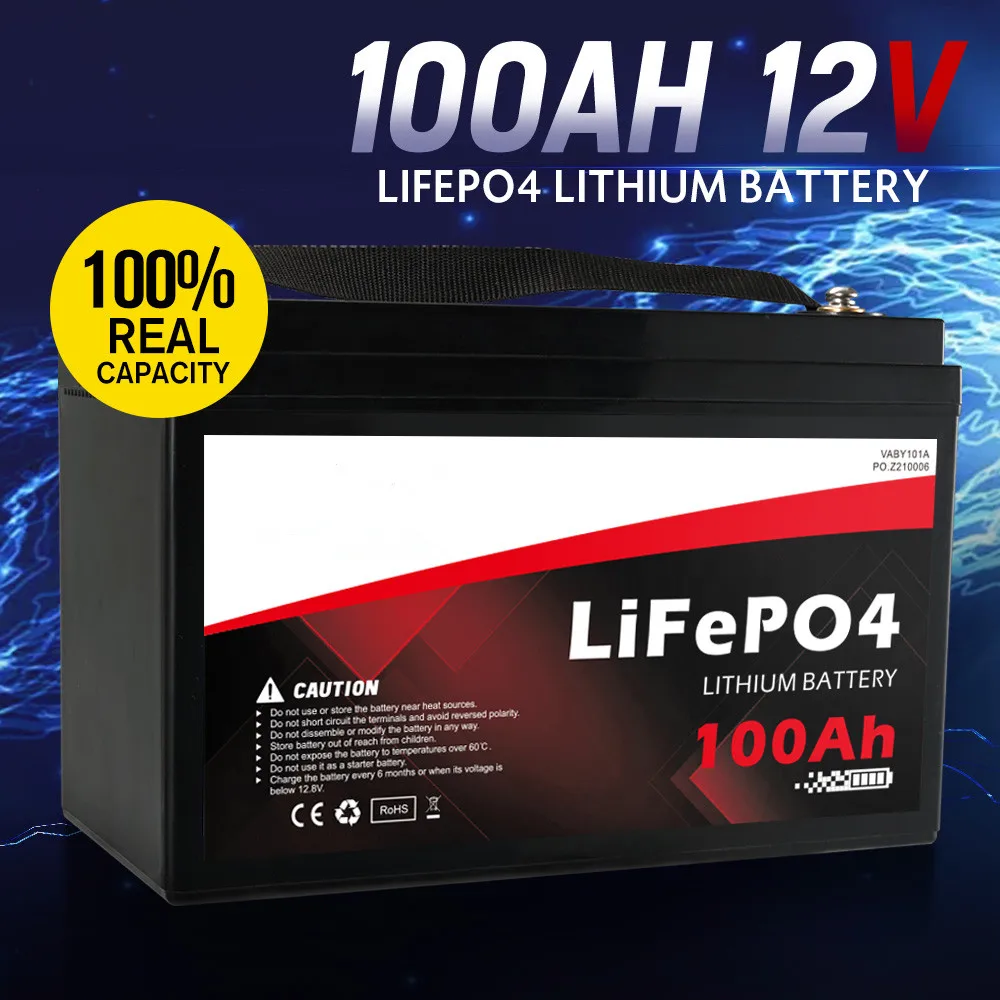 Energy Storage Solar System 200Ah 300Ah Deep Cycle Rechargeable Lithium Lifepo4 Battery 12V 100Ah Solar Battery