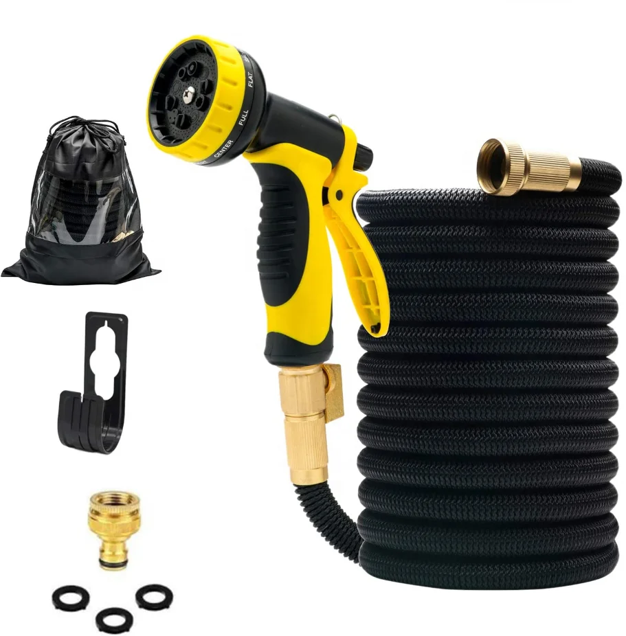 Factory High Quality Expandable Garden Hose Garden Hoses & Reels High-pressure Spray Water Gun