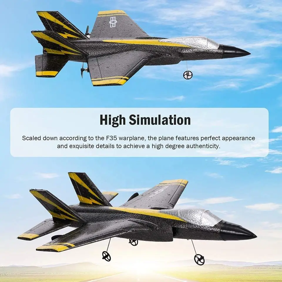 LaiNan FX635 Remote control glider F35 fighter foam toy aircraft Airplane toy model gift for children