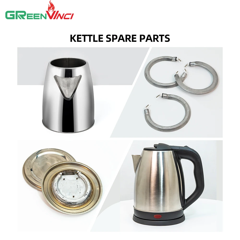 Davinci OEM wholesale stainless steel kettle parts CKD SKD parts aluminum heating element for electric kettle