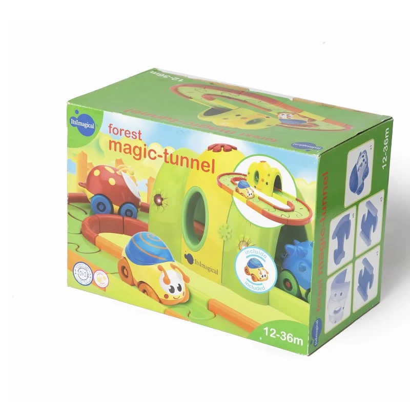 Zhansheng High Quality Toddlers Kids Early Education Toy Railway Animal Train Track Toys Set With Electric