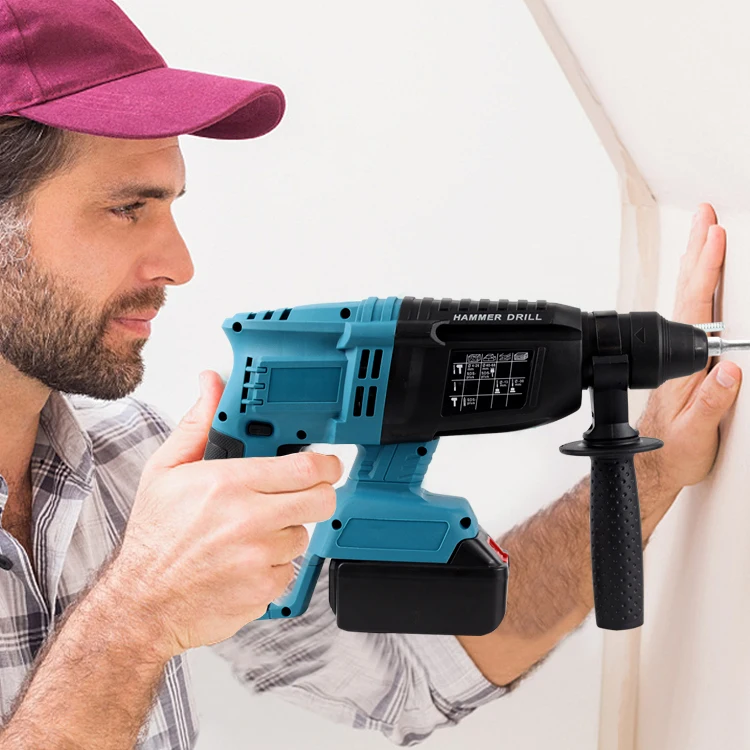 FDC-2 Hot sale Electric Hammer 26mm Power Tools Rechargeable Lithium Battery brushless 21V Cordless Hammer Drill