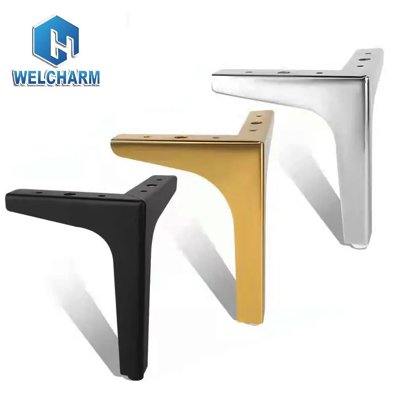 Modern Iron Cabinet Golden Metal Legs Furniture Bed Foot Chair Feet Coffee Metal Gold Sofa Feet Leg For Sofa