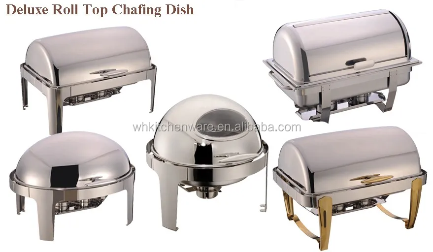 Hotel Elegant  Buffet Chaffing Dishes  Full Size Oblong Chafing Dish with Dome Lids