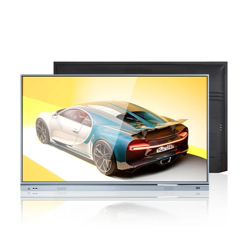 55 65 75 86 98 inch magnetic win10 android system interactive panel ir digital whiteboard with stylus