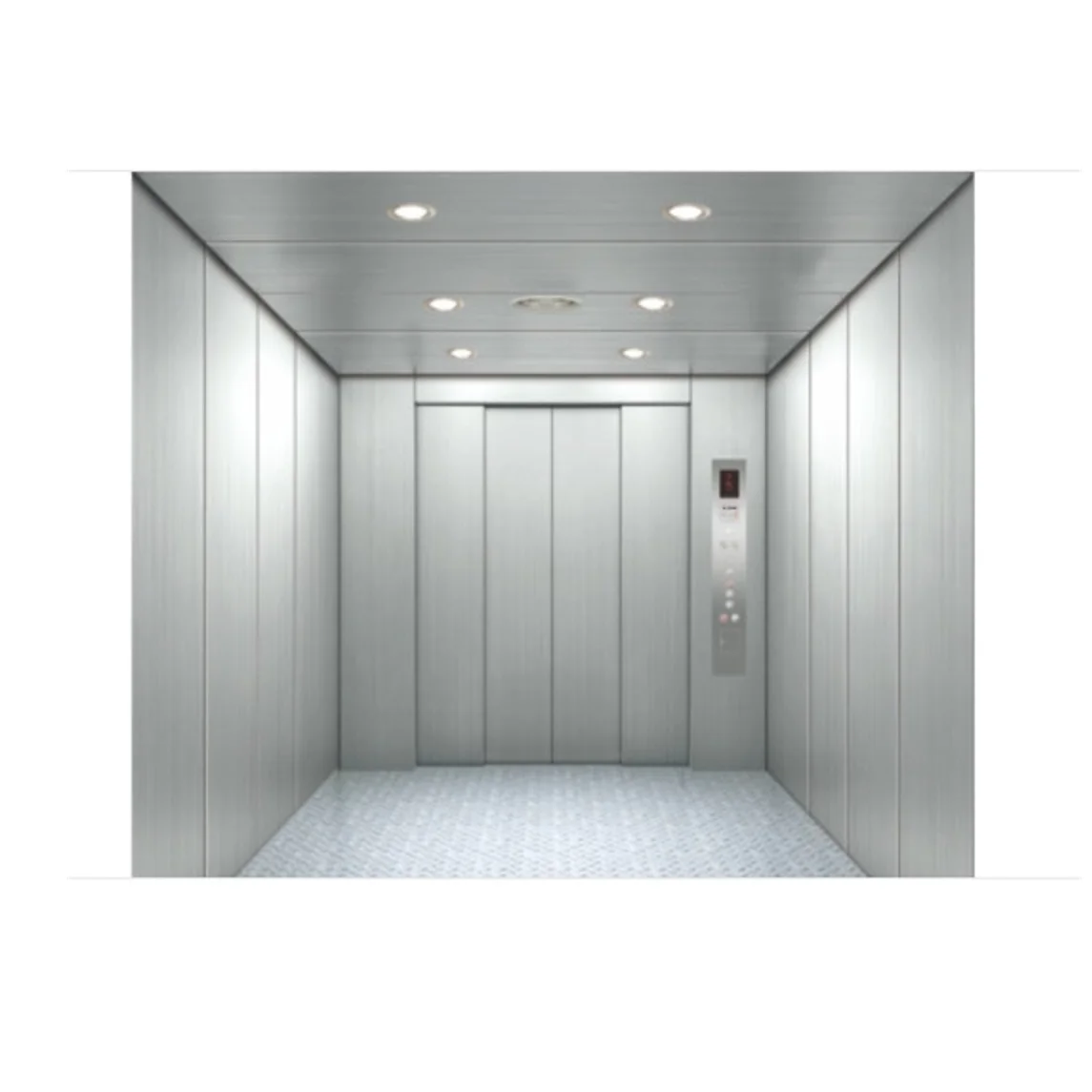 CE VVVF 2 м/с инверторный грузовой лифт 4 кВт завод 2-5 тонн тяжелый грузовой Лифт