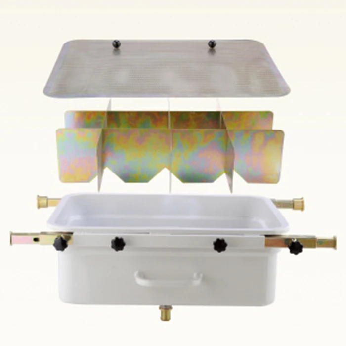 DMECL Floor Truck Oil Drain Pans with adjustable Carriage