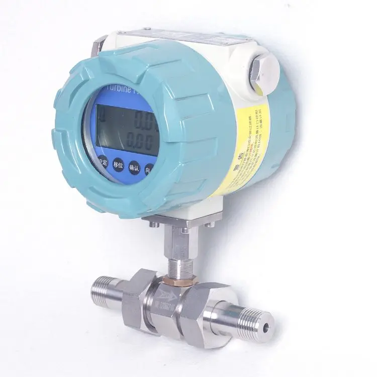 Digital thread screw turbine flowmeter turbine DN32 LiquidTurbine flowmeter for liquids pure water meter