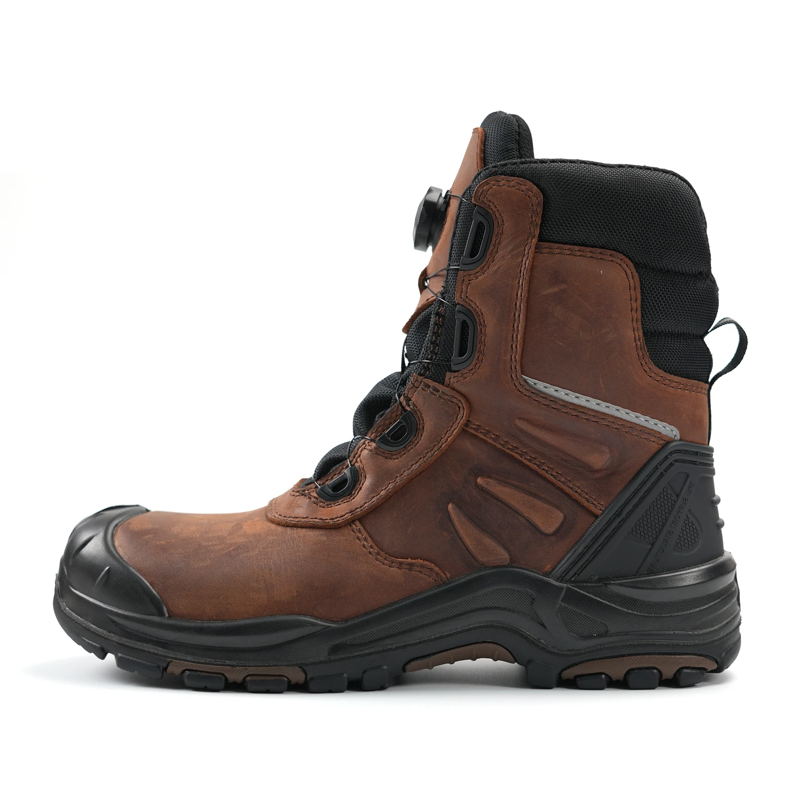 Men Safety Shoes Nubuck High Heels Working Shoes for Men Safety SB Boots