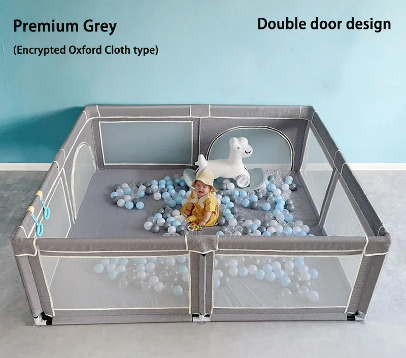 Hot Sell Baby Playpen Extra Large Infant Playard With Gates Portable Babys Fence Indoor Outdoor Toddler Playpen for Baby