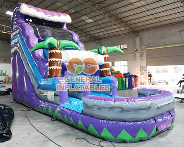 air bouncer jumping bouncy castle bounce house 18 oz commerical inflatable jungle water slide