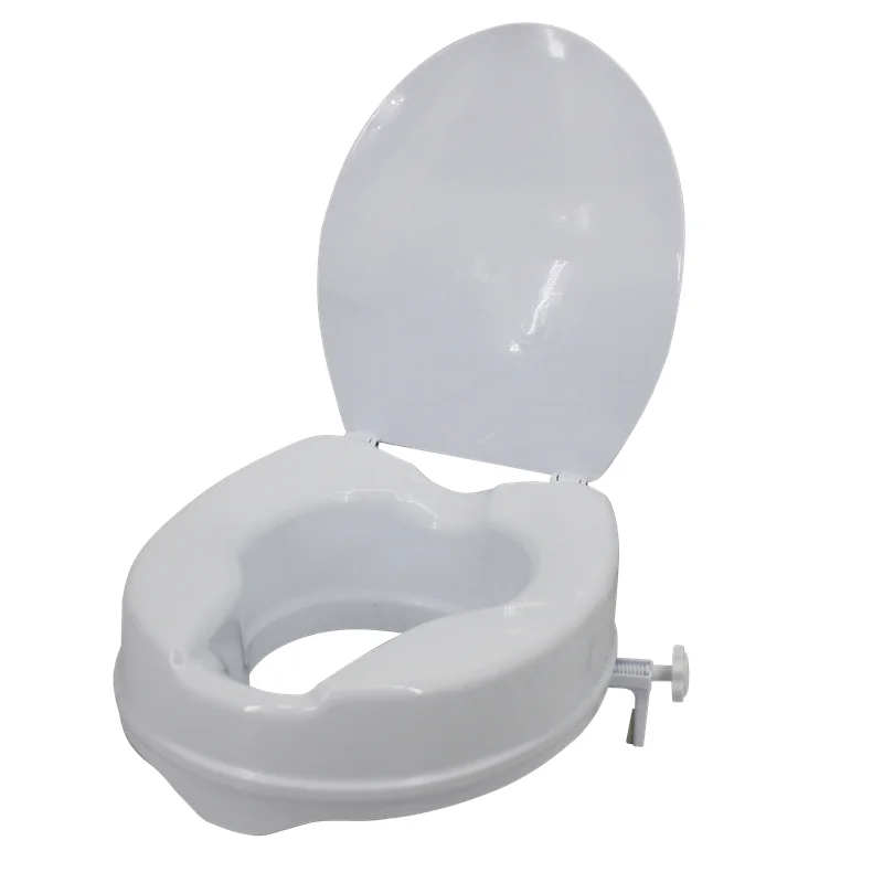 2 inch toilet Seat Riser Elongated Raised Toilet Seat for Assistance Bending or Sitting  MK05002
