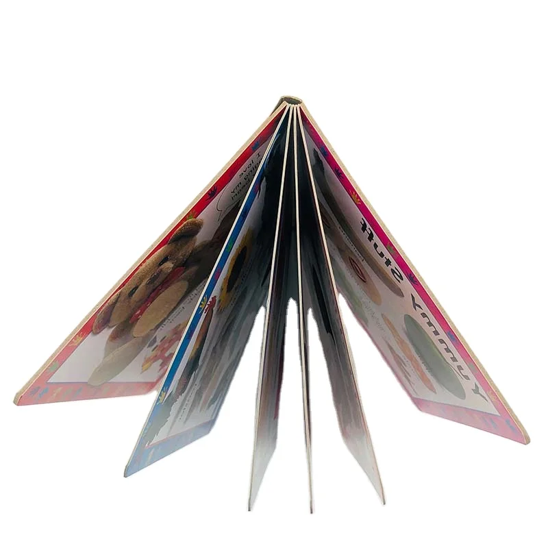 3-5 ages kid leaning materials in cardboard box art thick paper CMYK brilliant color printing board book