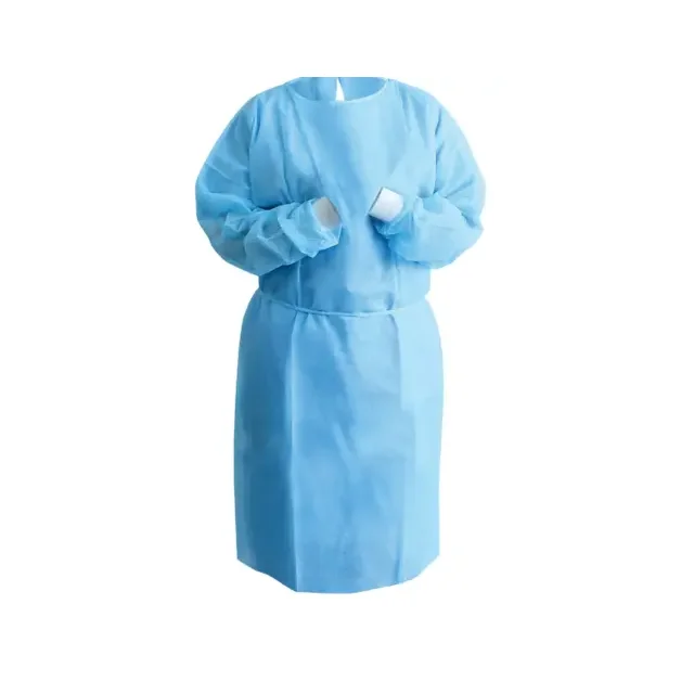Disposable isolation gown non woven PP lightweight visitor gown doctor nurse surgery protecting isolation grown