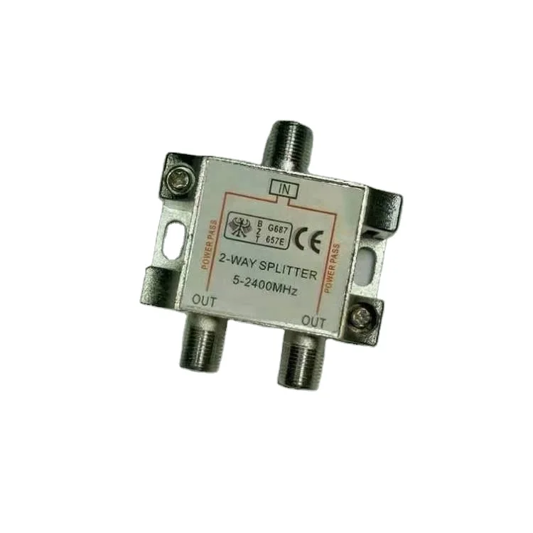 Good Quality 2 Ways Catv Signal Amplifier Splitter 1 Input 2 Output Tv Signal Amplifier With Best Price