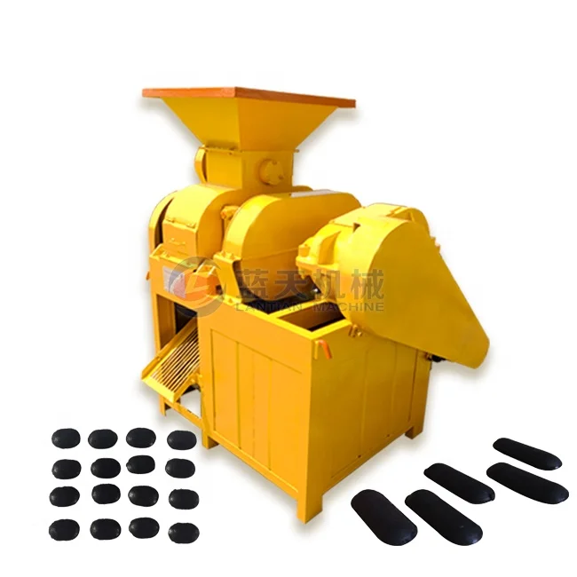 Customized different shape and size barbecue log charcoal coal automatic sawdust briquette machine