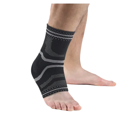 Лидер продаж, 3D эластичная нейлоновая вставка для вязания, гелевые вставки, ударопрочный ремешок на лодыжку, компрессионный рукав, поддержка колена