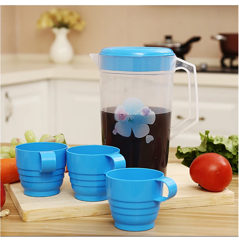 Factory stocks best selling African Drinking Pitchers Kitchenware cold insulation plastic water jugs