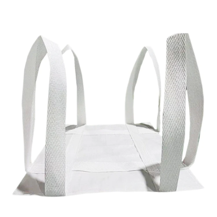 1 Ton PP Sling Big Bags FIBC Sling Bags Soft Woven Pallet For Cement