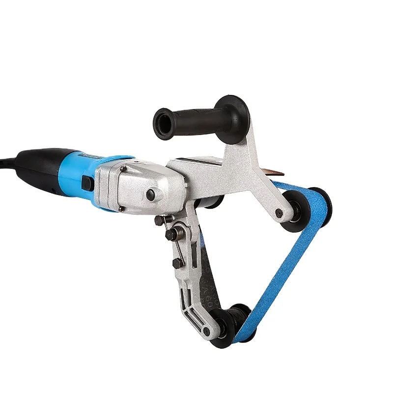 Rated Voltage 800W/7A 230-240v/120v  50Hz/60Hz 2.4-9.1m/s Tube Pipe Belt Sander Polisher