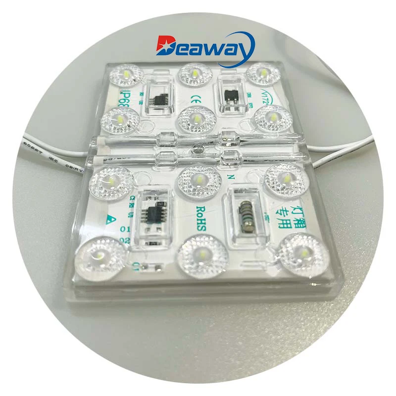 waterproof Ip68 Special for lightbox 12leds Square Module Injection AC 220V 110V  led  Blockchain Module