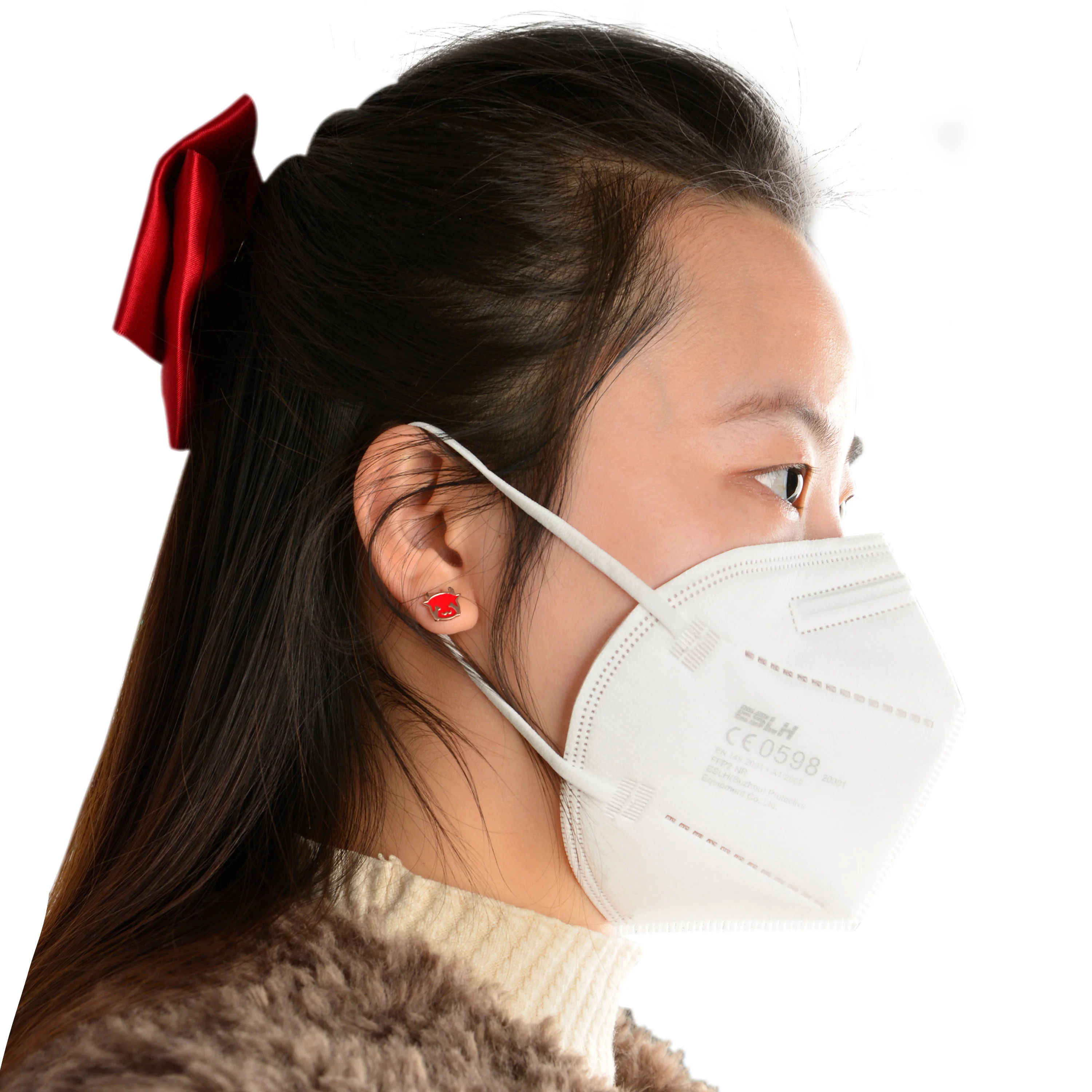 Factory directly provide protective 5ply folding FFP2 face mask