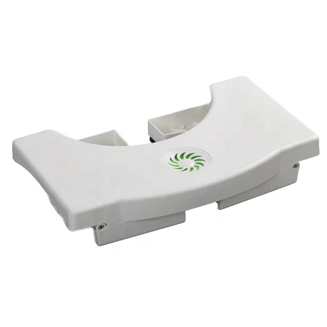 Складной горшок Squatty PP, складной туалетный стул для путешествий, высота 7 дюймов, Белый