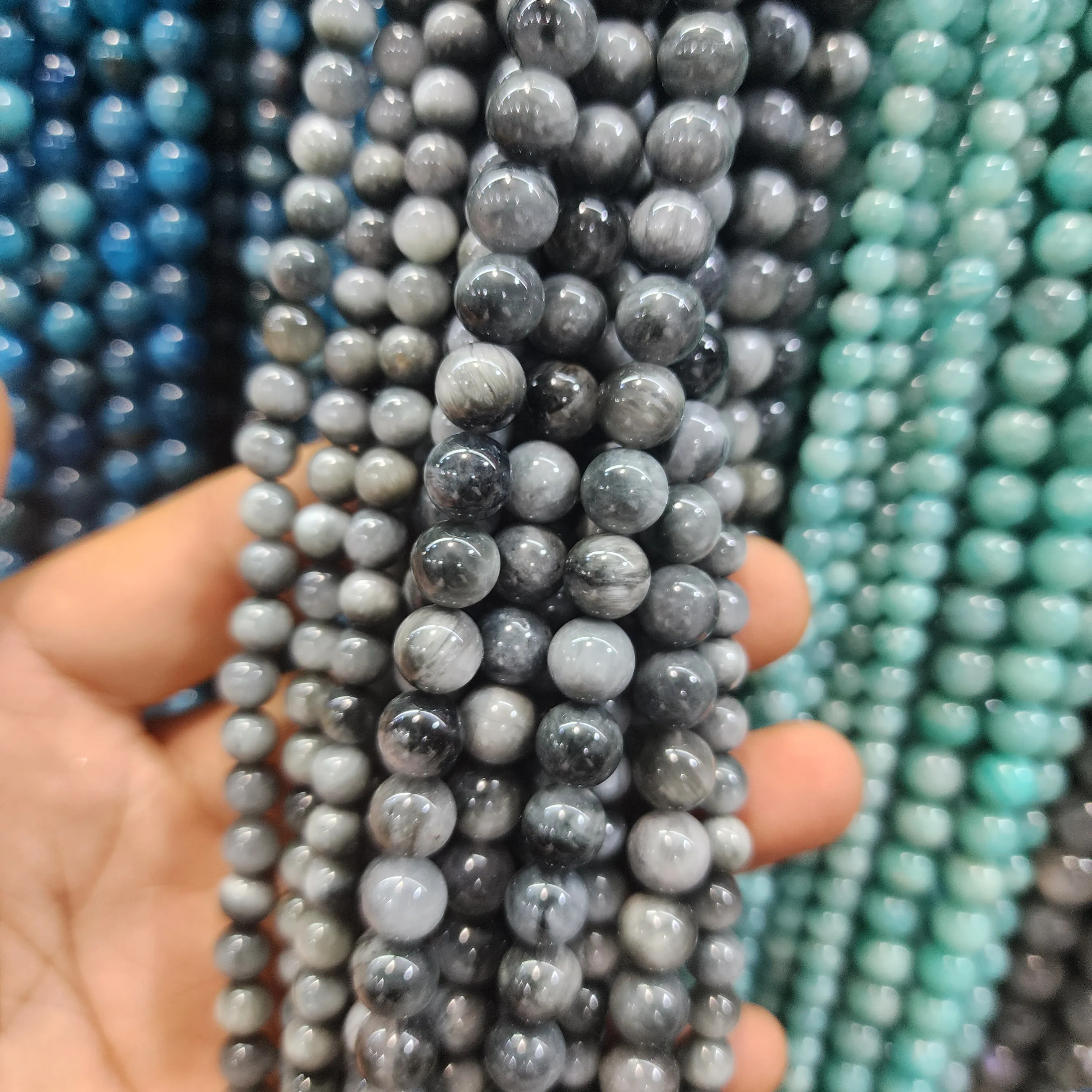 crystal stone loose beads for making jewelry