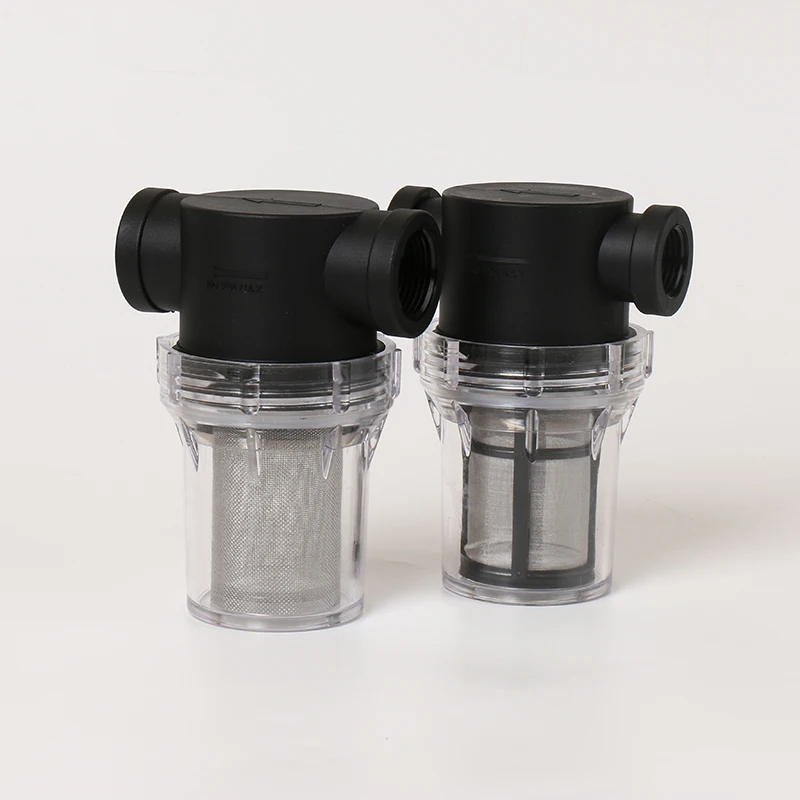 Customized color 3 / 4 inch water strainer garden hose inlet filter water purifier