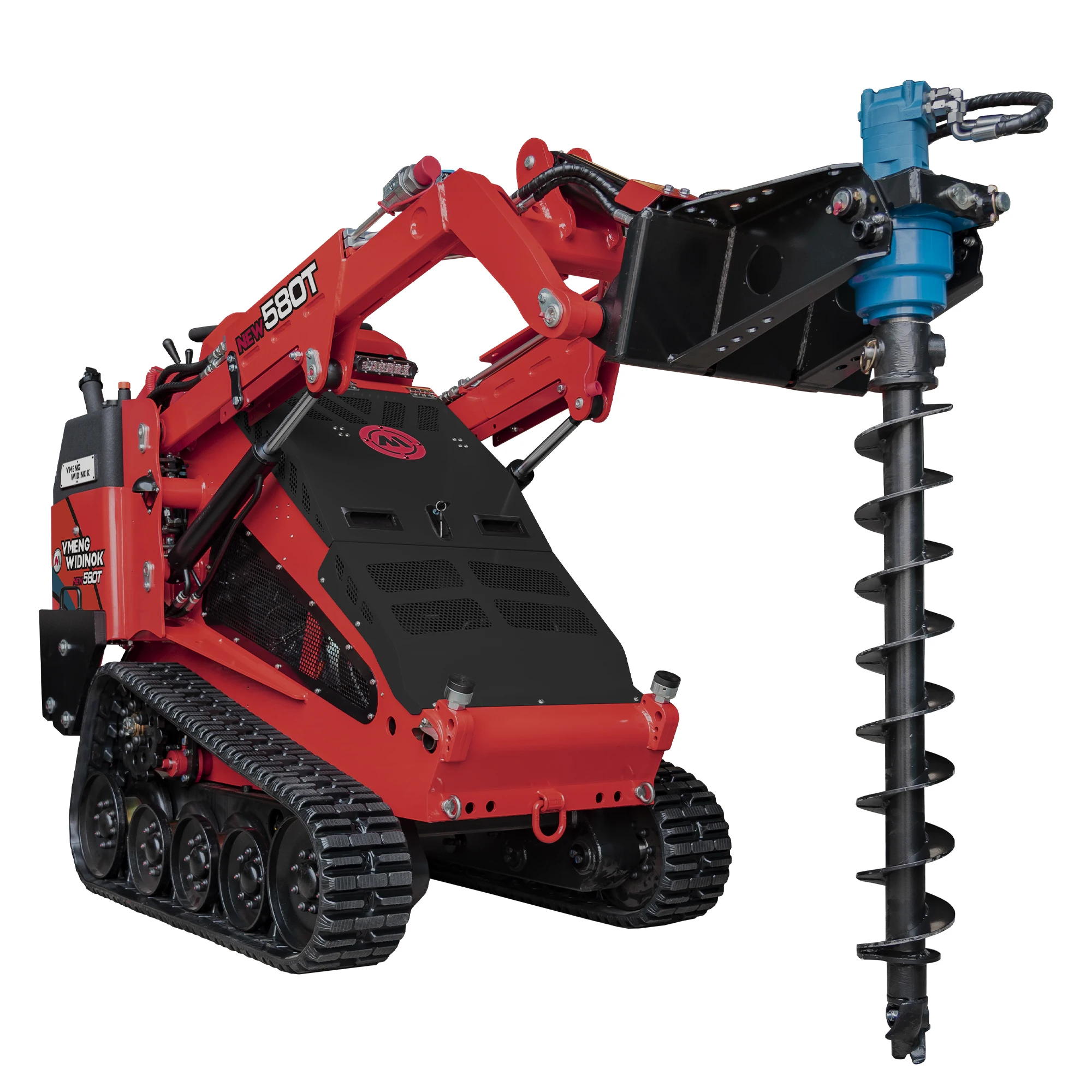 China Taian Vmeng 1100lbs Lifting Capacity New 580T with Various Attachments Auger Trencher Pallet Fork