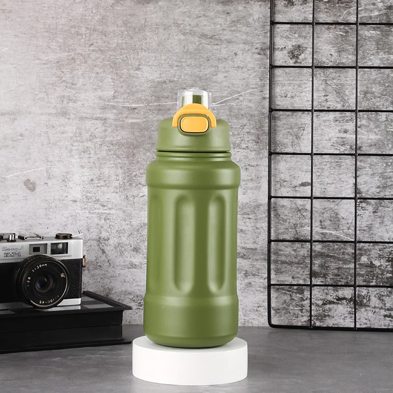 800ML-1000ML Custom Logo 316 Stainless Steel Sports Travel Camping And Toddler Pee Training  Water Cup