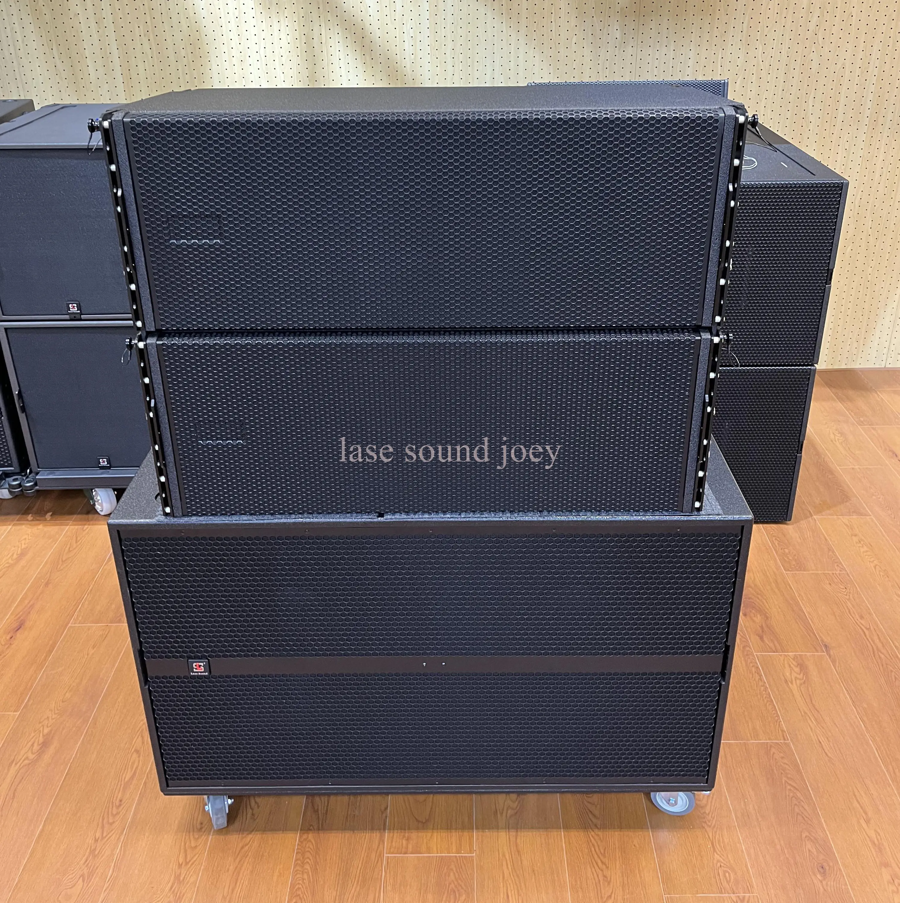 TTL 55-A dual 12 inch 3-way line array speakers sound system stage professional audio Pro speakers