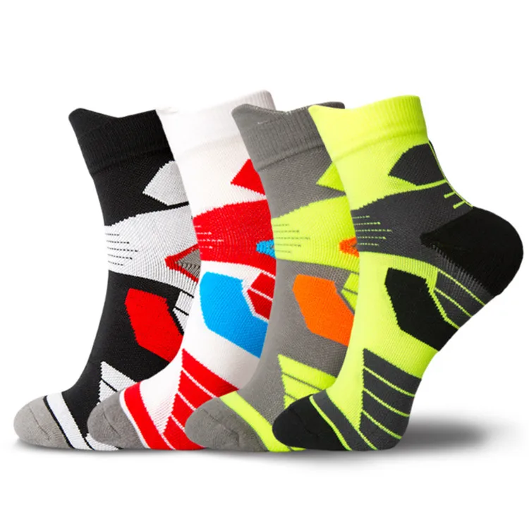 Wholesale Colorful Sports Basketball Cycling Running Socks