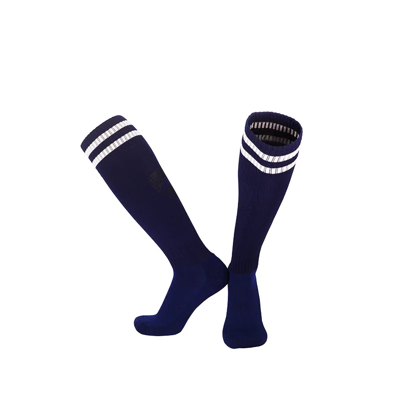 Custom Logo Meias Athletic Team American Men Kids Thick Towel Football Sport Knee High Long Grip Compression Soccer Socks