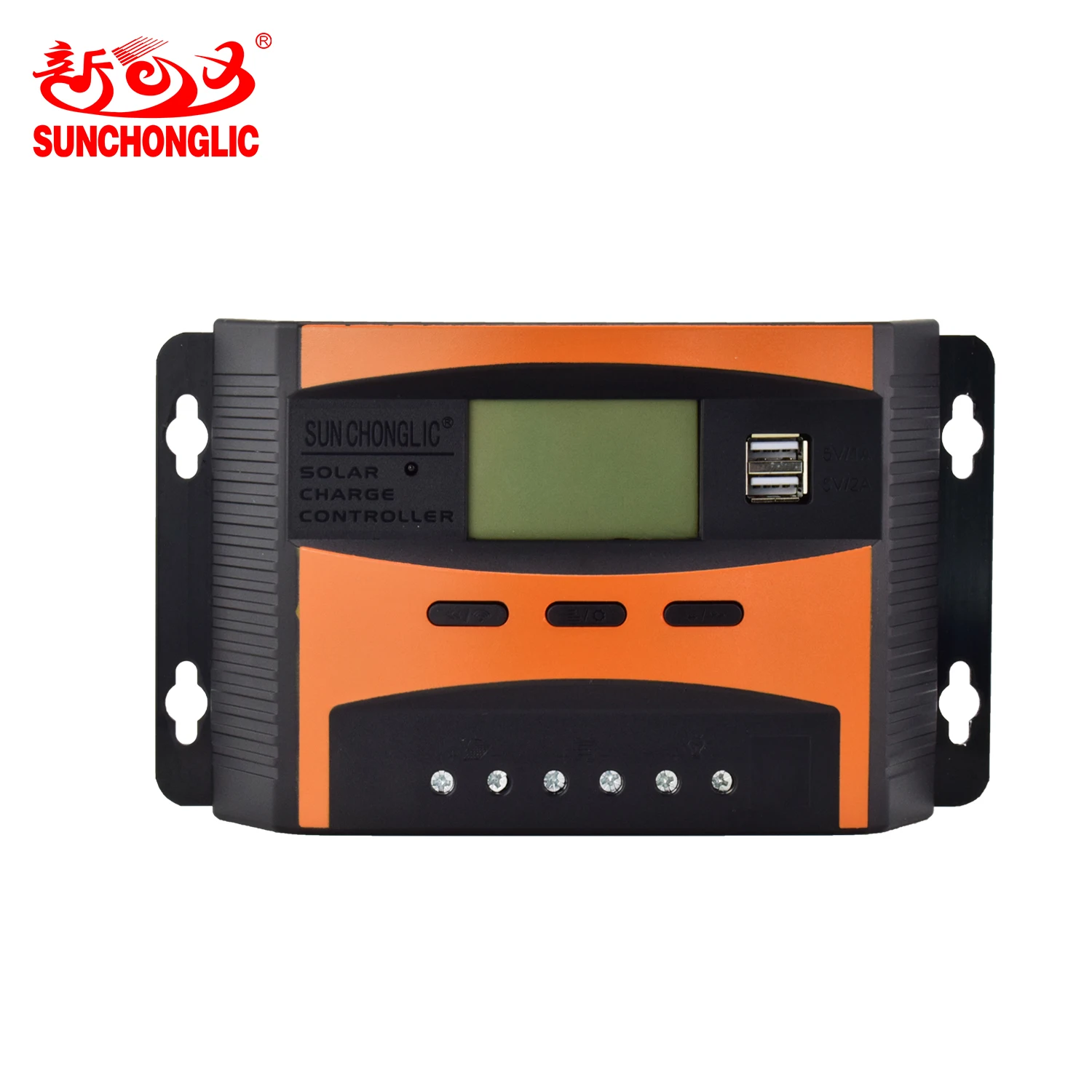 Sunchonglic 12V 24V 40a solar charge regulator charge controller manual pwm solar charger controller