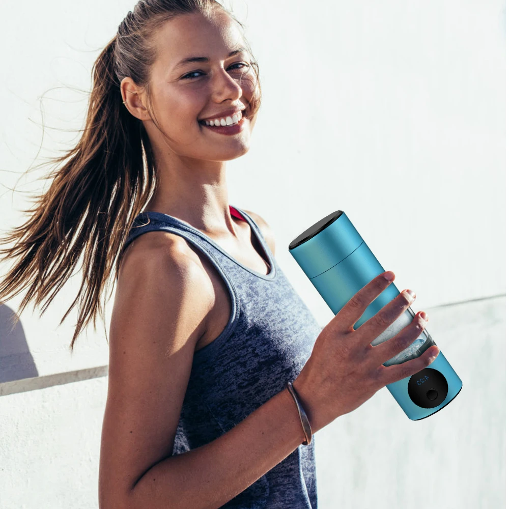 Suyzeko Home Wellness Hydrogen Water Generation Machine SPE Portable Hydrogen Rich Water Maker Bottle for Anti-oxidant