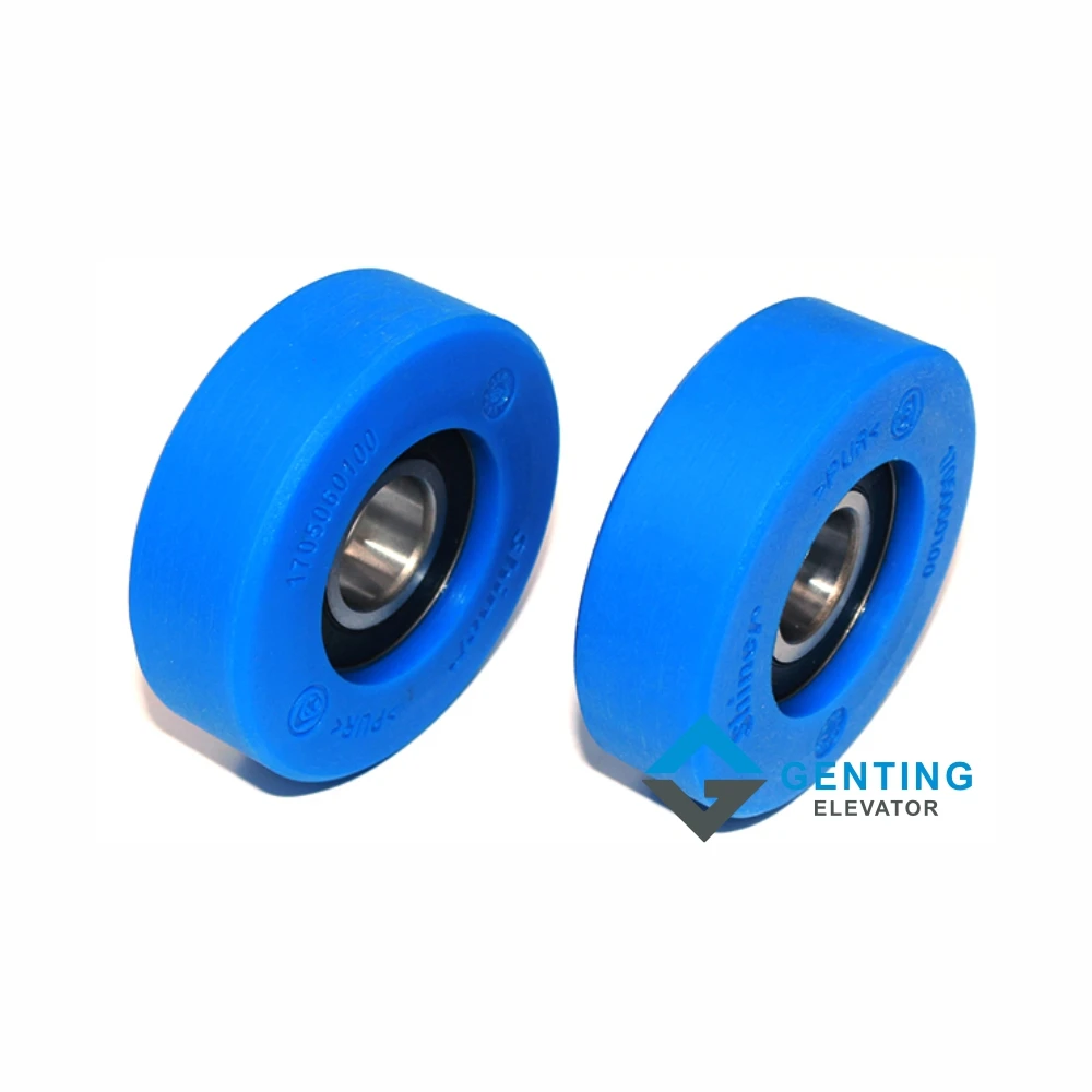 Escalator parts roller Tke escalator blue step wheel chain wheel 75*24*6204