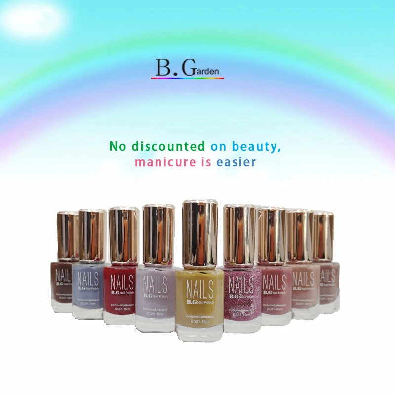 36 Colors Fast Drying Easy Apply High-capacity No Baking Oil Based Colorful Nail Polish Custom Bulk Nail Polish