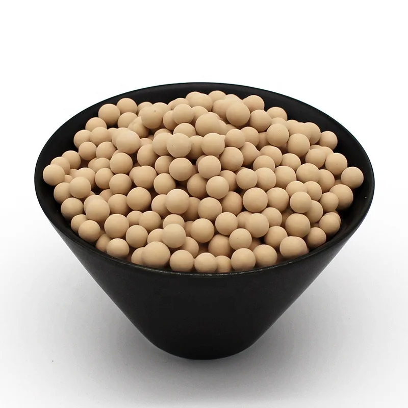 good quality 99.99% concentration 13x apg molecular sieve zeolite balls for air separation to co-absorb CO2 and H2O