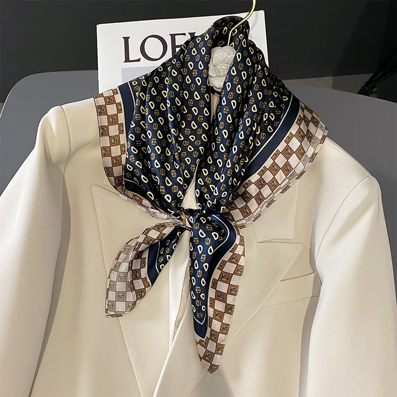 Hot Sell Silk Neck Scarf Make Scarf Bandana Silk Scarf Custom Printing