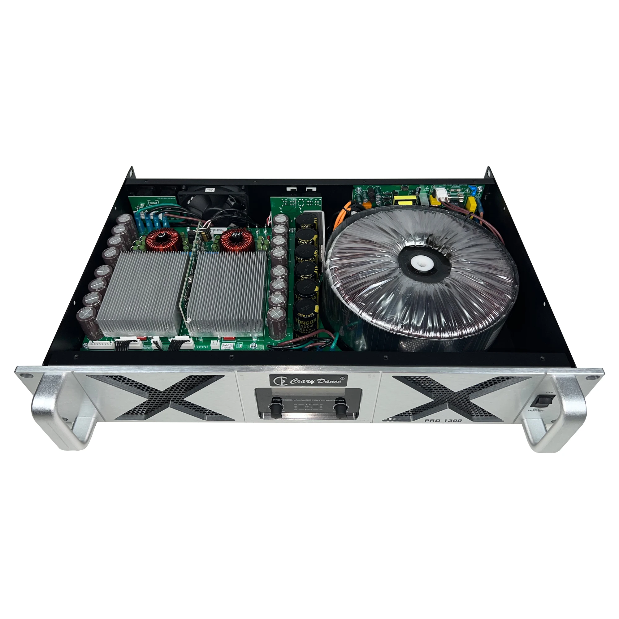 PRD Series 4 Ohm 1200w*2ch professional speaker digital power amplifier