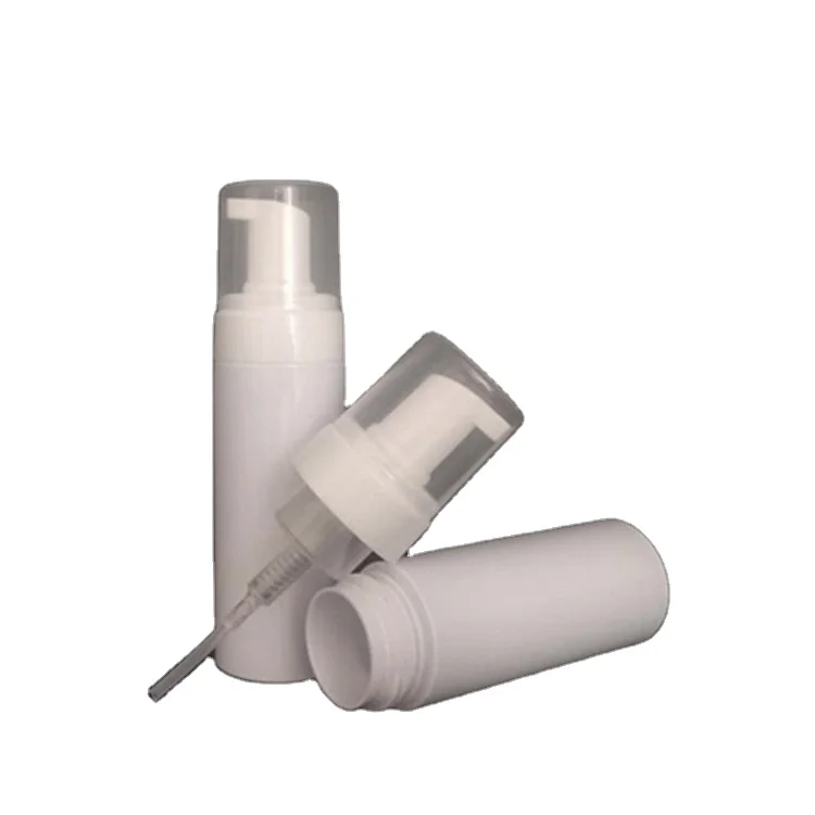 Plastic cosmetic bottle with foam pump for cream lotion 100ml 120ml 150ml 200ml foam soap bottle