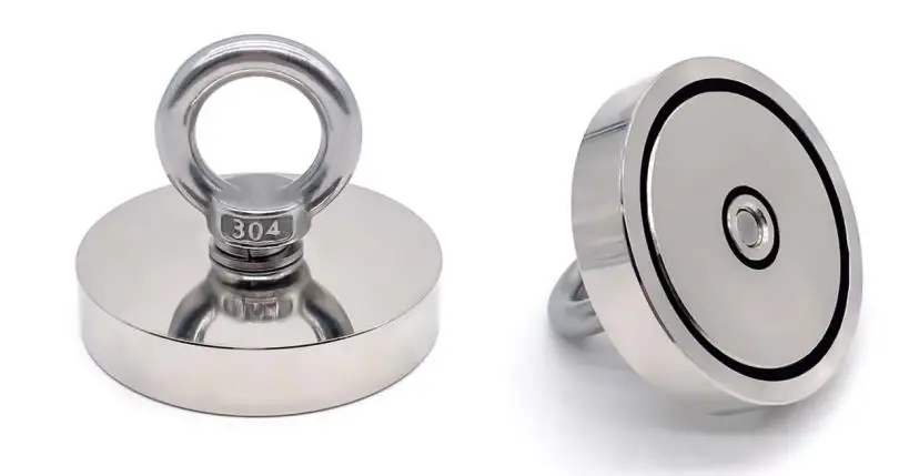 New Upgrade Super Strong Danone Set With Round Block Disc Rope Magnet For N35 Sale Neodymium Fishing Magnets