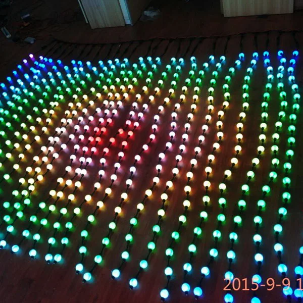 50mm full color LED ball type led milky pixel module WS2811 led pixel module