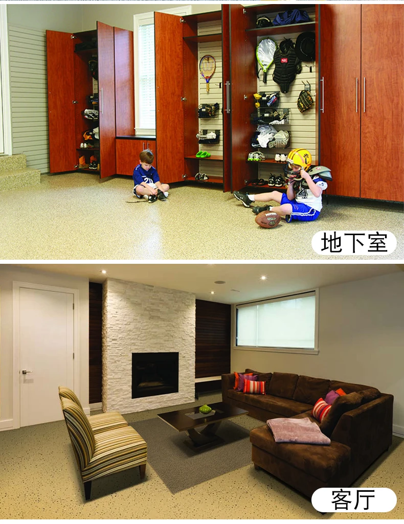 1/6 Durable Epoxy Seal Decorative Flakes coloured vinyl flake chips for workshop floors and commercial floors