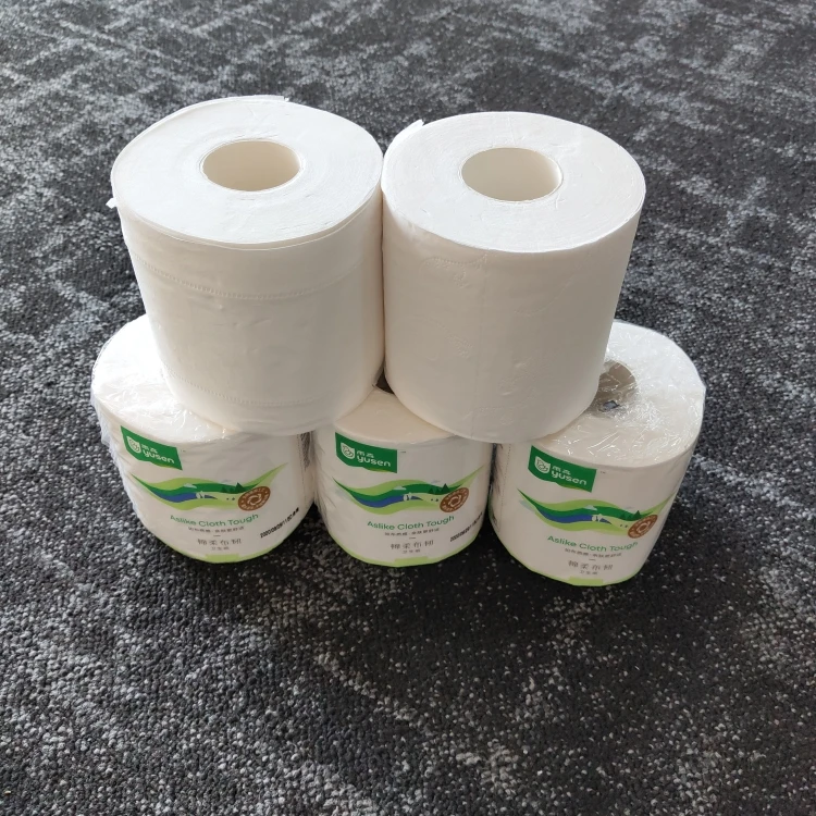 Oem 2/3/4 ply water soluble toilet paper virgin wood pulp core bulk pack toilet tissue tolite paper