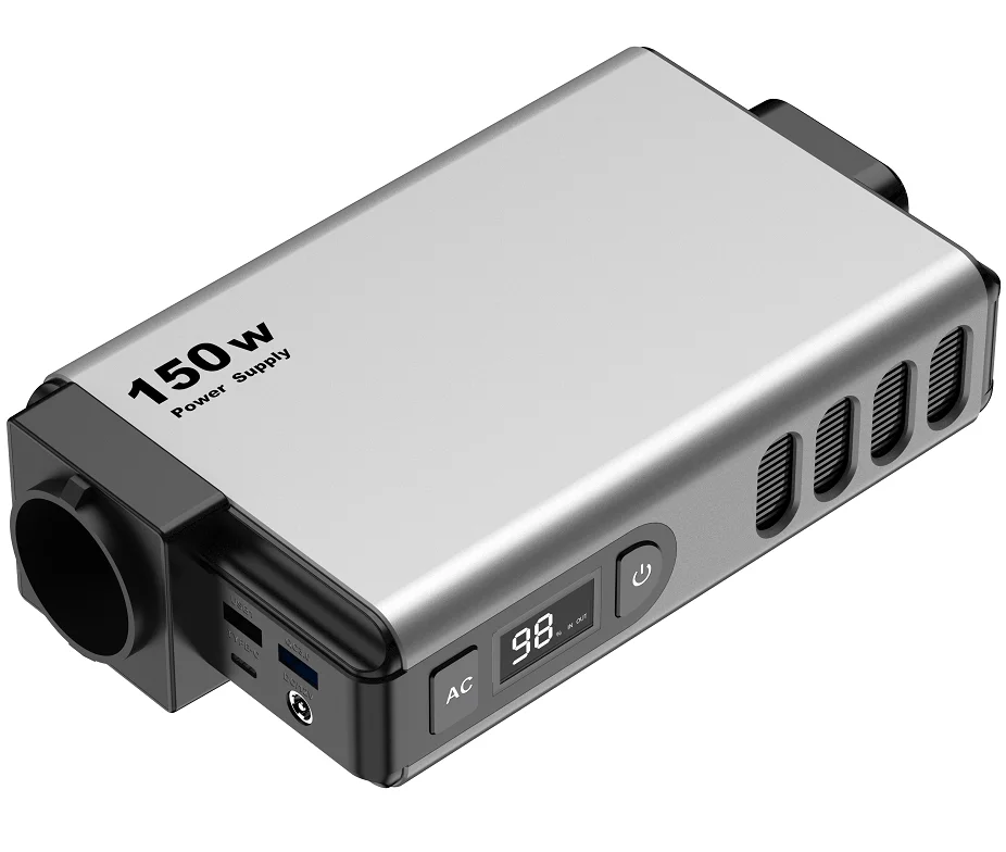 Outdoor UPS 150Wh Portable Power Bank AC DC 32000mAh 115.2Wh USB Power Station with Lithium-ion Battery