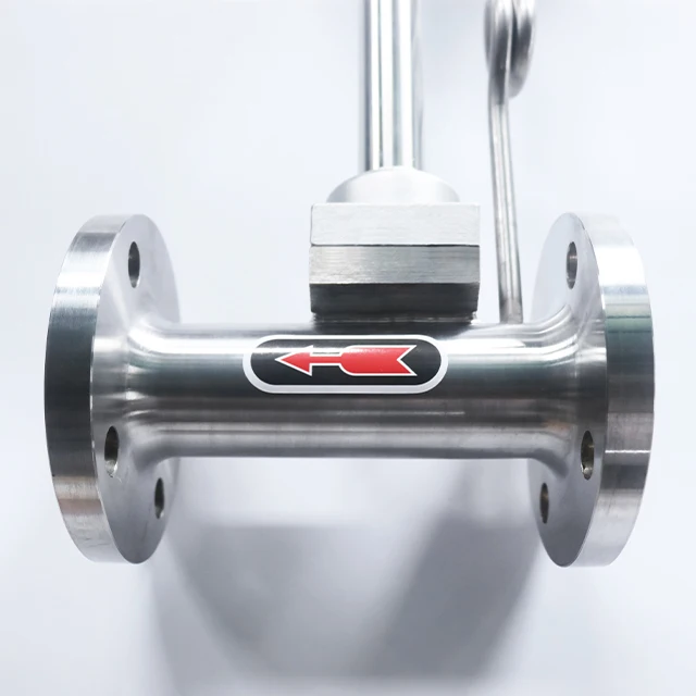 flange intelligent vortex flowmeter gas metering meter intelligent high precision resistance to high temperature liquid gas