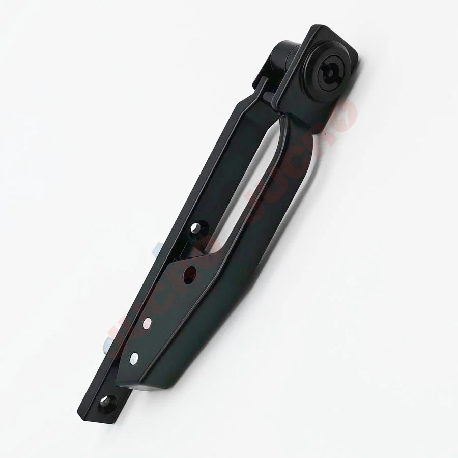 DL887-3 Black 220mm  electrical box  switchgear Lock For Industrial Cabinet